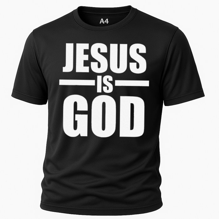 Jesus Is God Cooling Performance Crew T-Shirt