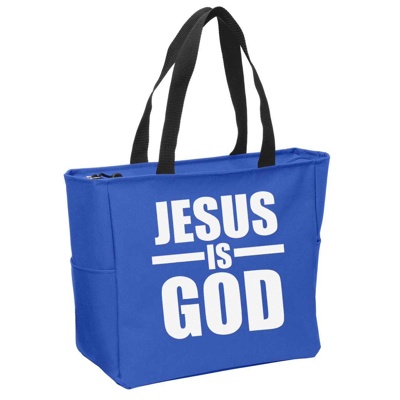 Jesus Is God Zip Tote Bag