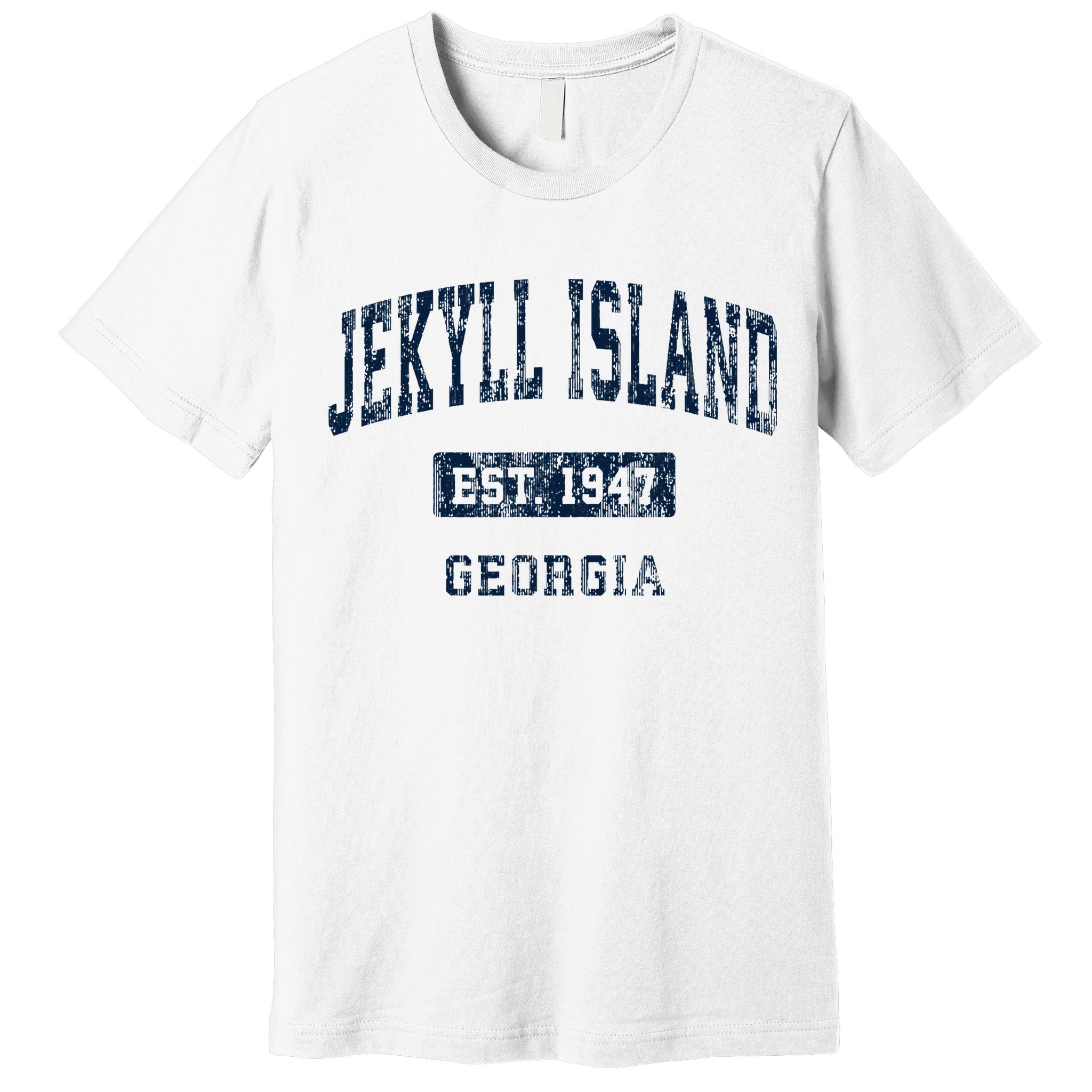 Jekyll Island Georgia Ga Vintage Sports Established Premium T-Shirt