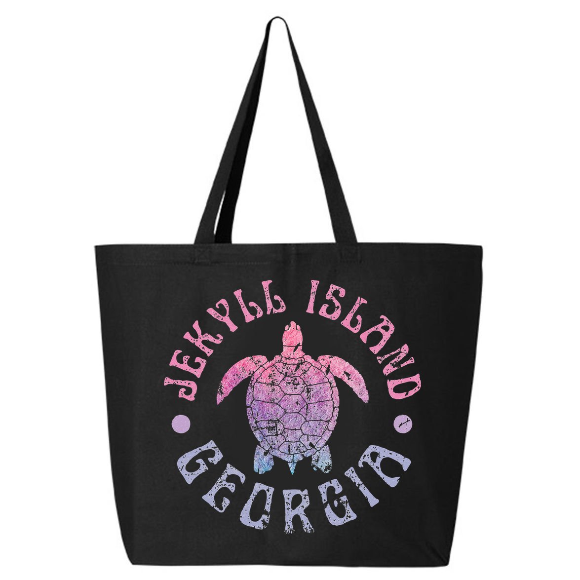Jekyll Island Georgia Sea Turtle Beach Summer Ocean Cute 25L Jumbo Tote