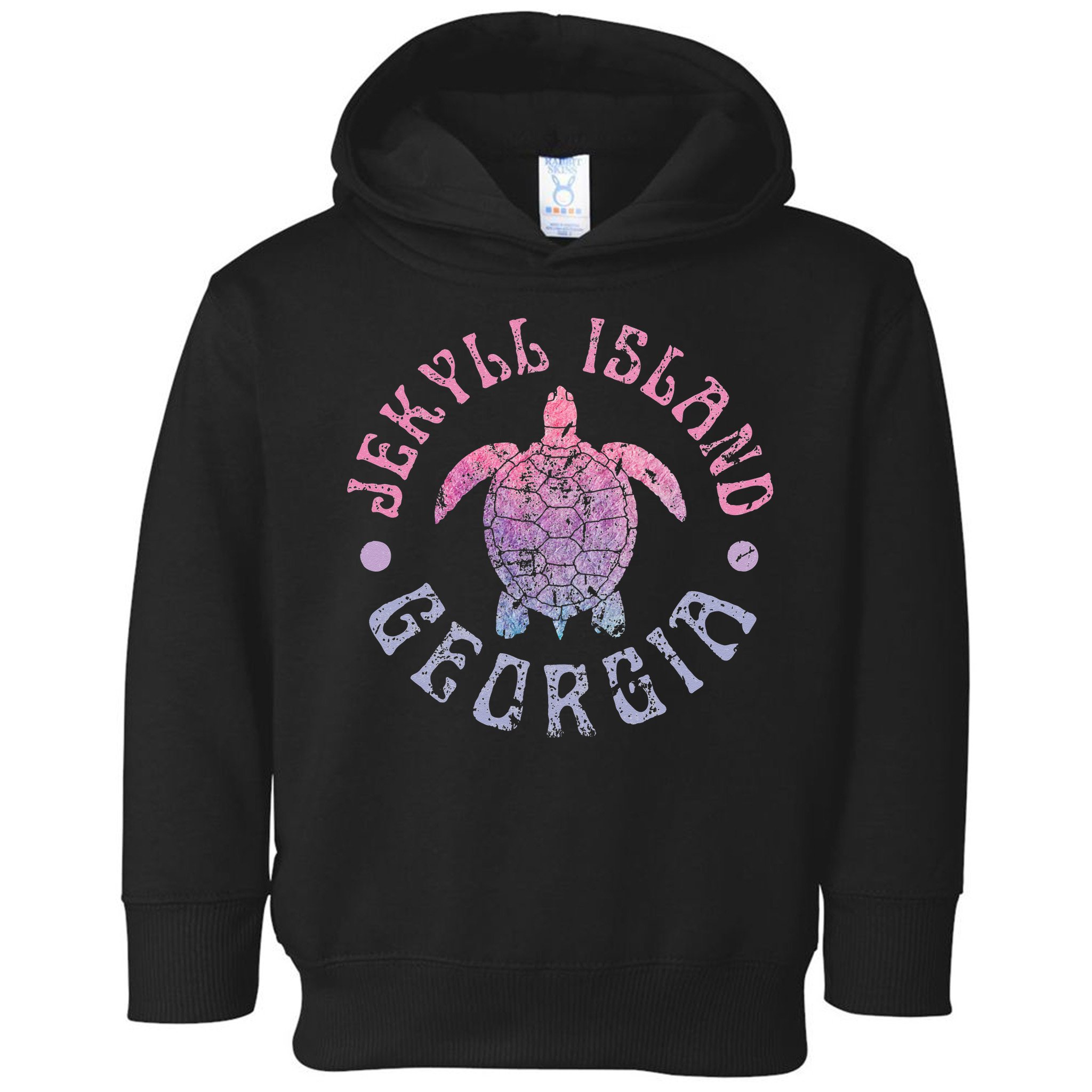 Jekyll Island Georgia Sea Turtle Beach Summer Ocean Cute Toddler Hoodie