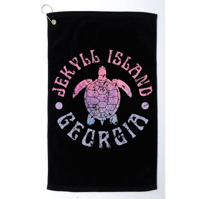 Jekyll Island Georgia Sea Turtle Beach Summer Ocean Cute Golf Towel