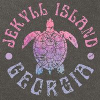Jekyll Island Georgia Sea Turtle Beach Summer Ocean Cute Cotton Canvas Backpack