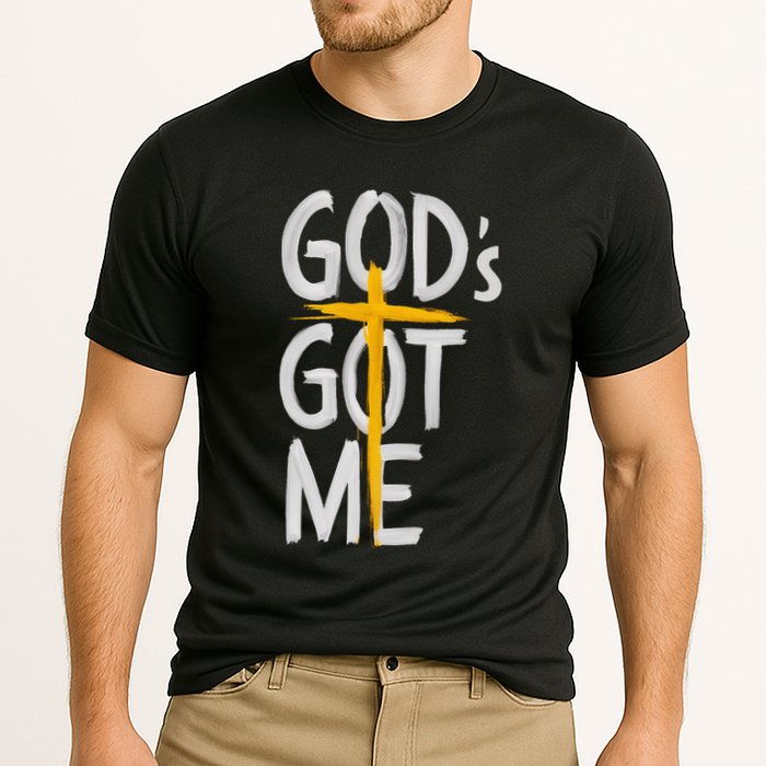 Jesus Inspired GodS Got Me Christian Cooling Performance Crew T-Shirt