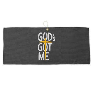 Jesus Inspired GodS Got Me Christian Large Microfiber Waffle Golf Towel