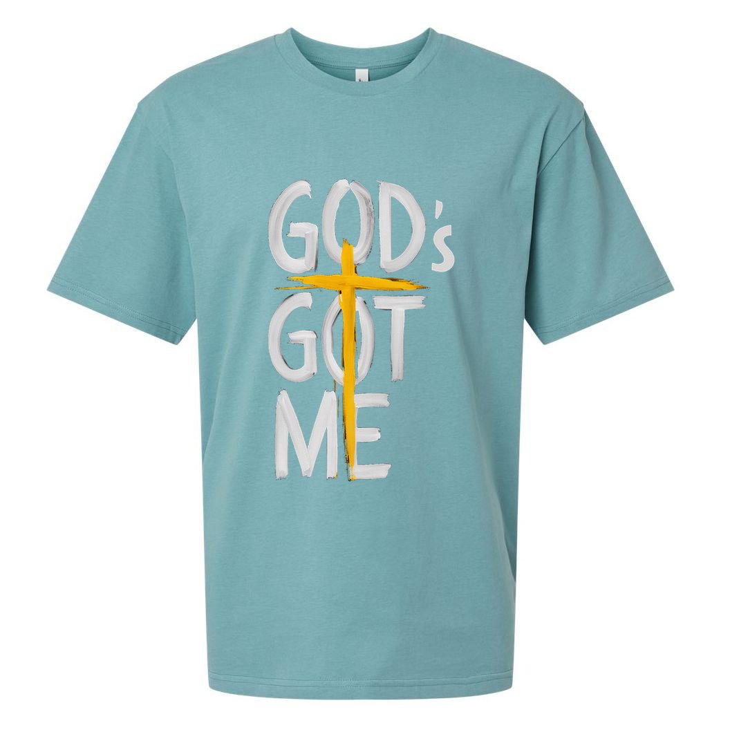 Jesus Inspired GodS Got Me Christian Sueded Cloud Jersey T-Shirt