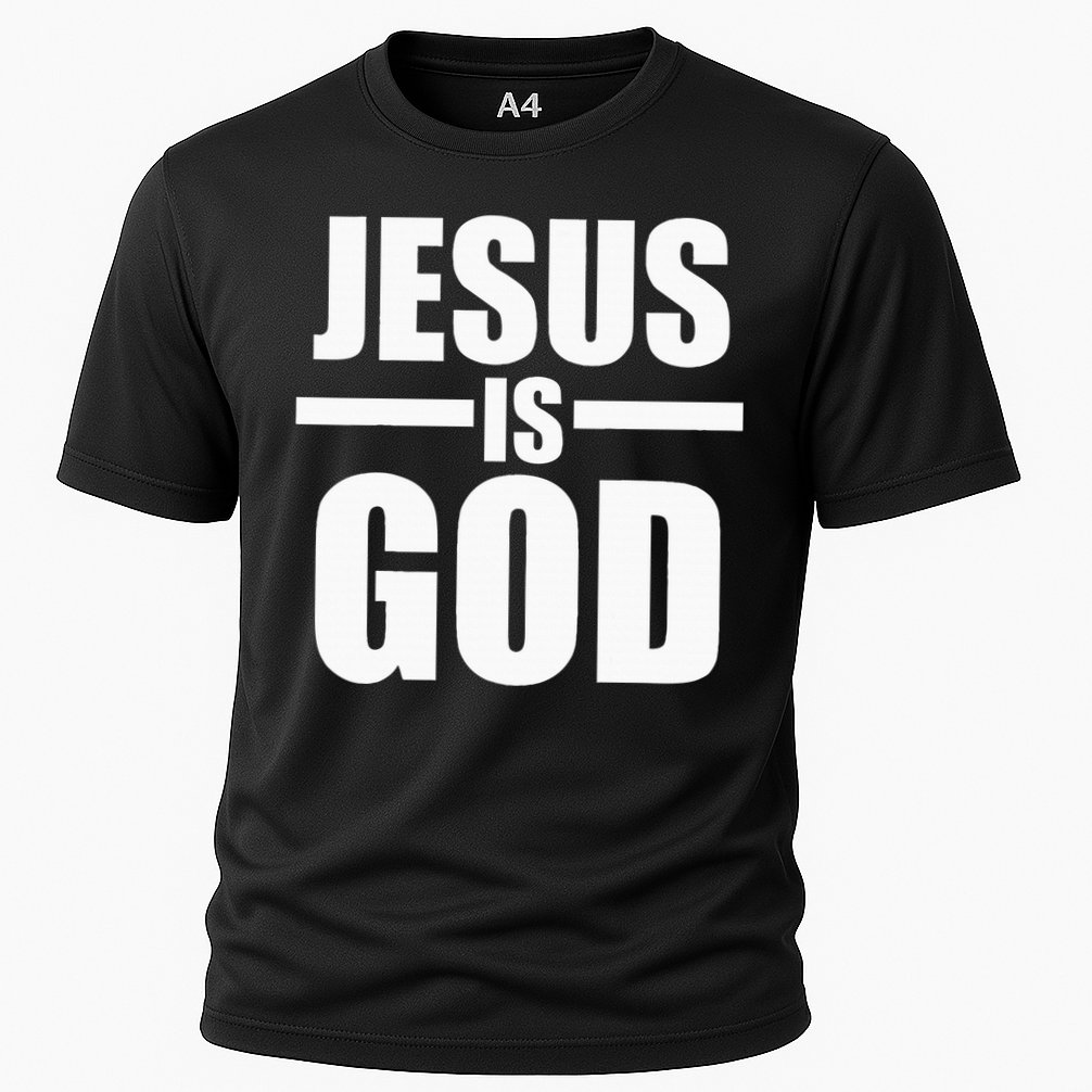 Jesus Is God Cooling Performance Crew T-Shirt