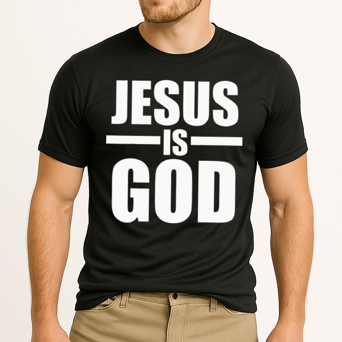 Jesus Is God Cooling Performance Crew T-Shirt