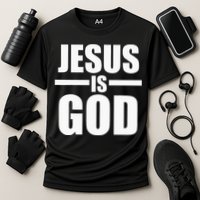 Jesus Is God Cooling Performance Crew T-Shirt