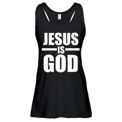 Jesus Is God Ladies Essential Flowy Tank