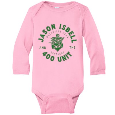 J.A.S.O.N I.S.B.E.L.L Green Solid Style Trending Now Baby Long Sleeve Bodysuit