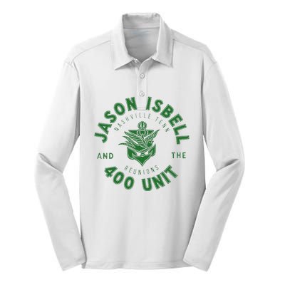 J.A.S.O.N I.S.B.E.L.L Green Solid Style Trending Now Silk Touch Performance Long Sleeve Polo