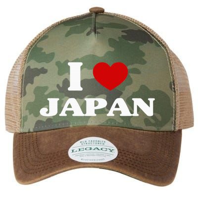 Japan I Heart Japan Souvenir I Love Japan Legacy Tie Dye Trucker Hat