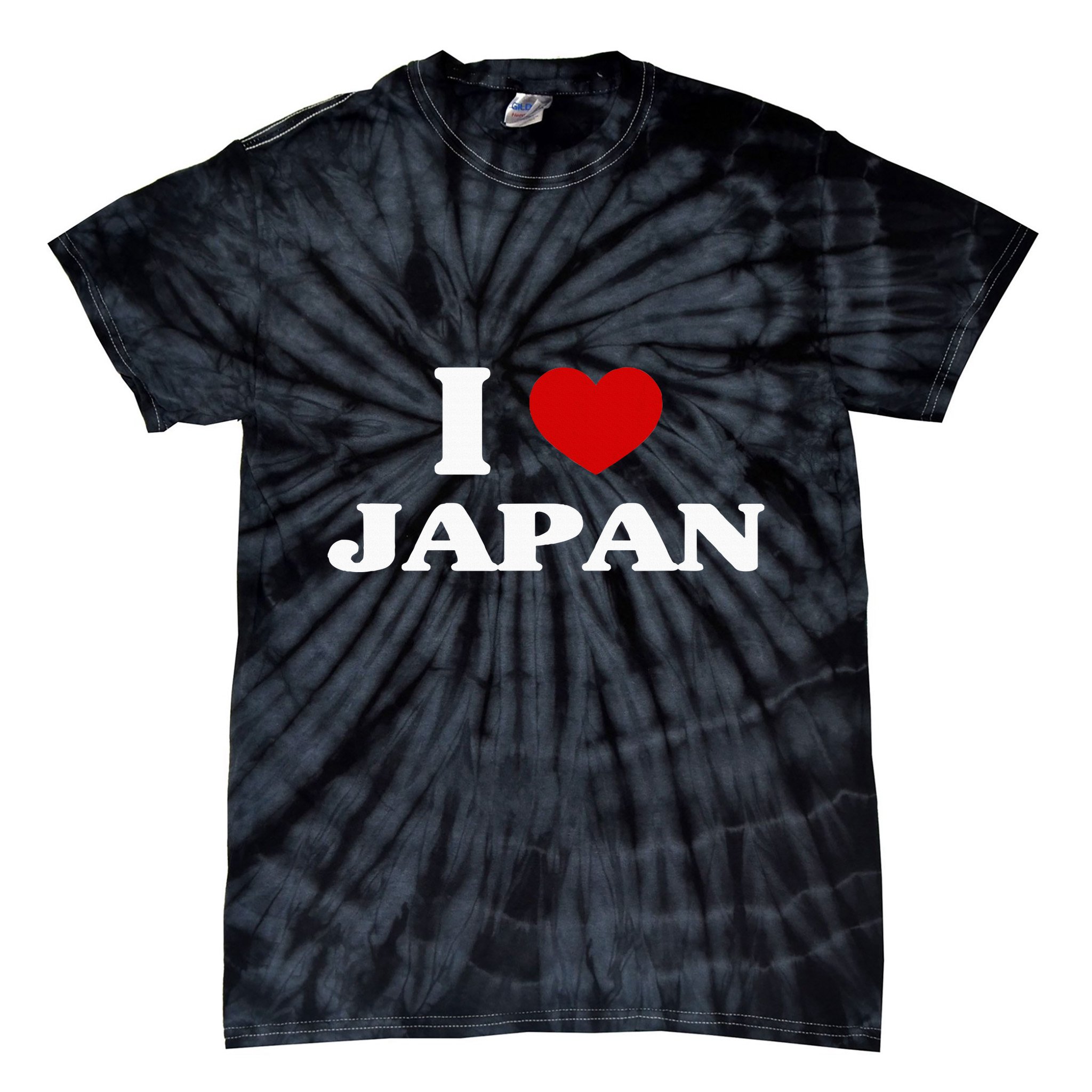 Japan I Heart Japan Souvenir I Love Japan Tie-Dye T-Shirt