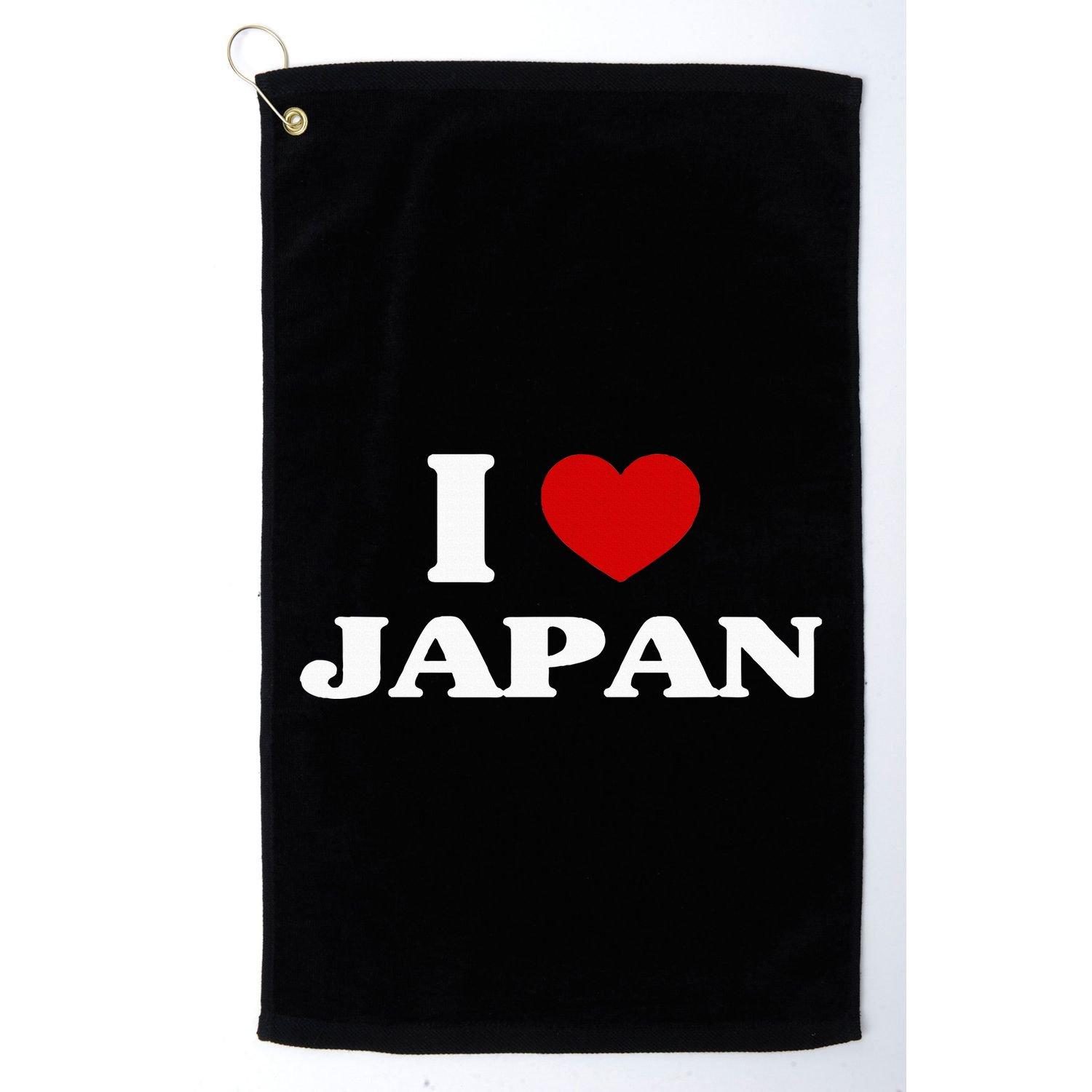 Japan I Heart Japan Souvenir I Love Japan Golf Towel