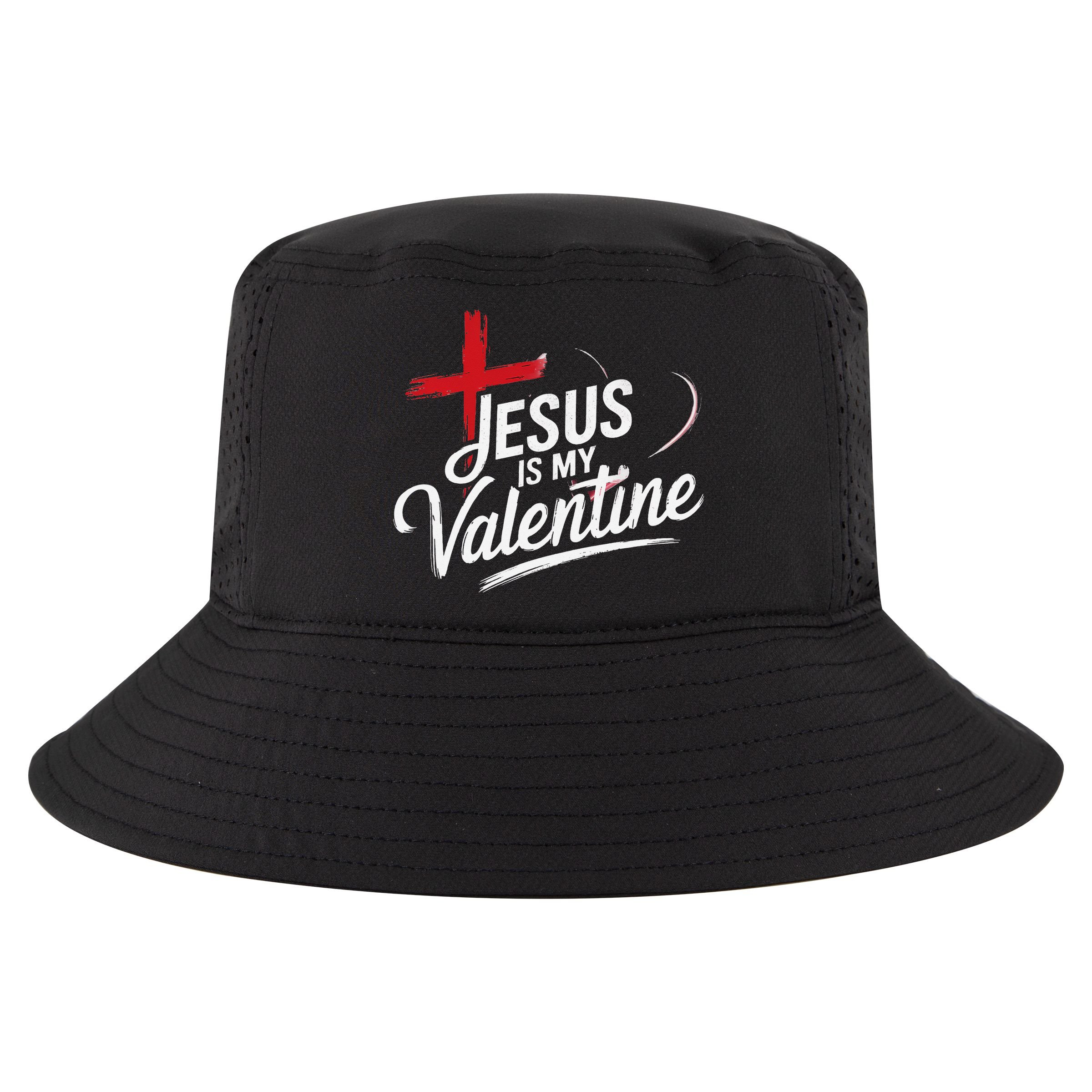 Jesus Is Hiring Christian God Religious Faith Cool Comfort Performance Bucket Hat