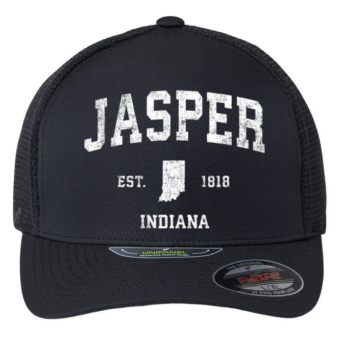 Jasper Indiana In Vintage Sports Flexfit Unipanel Trucker Cap