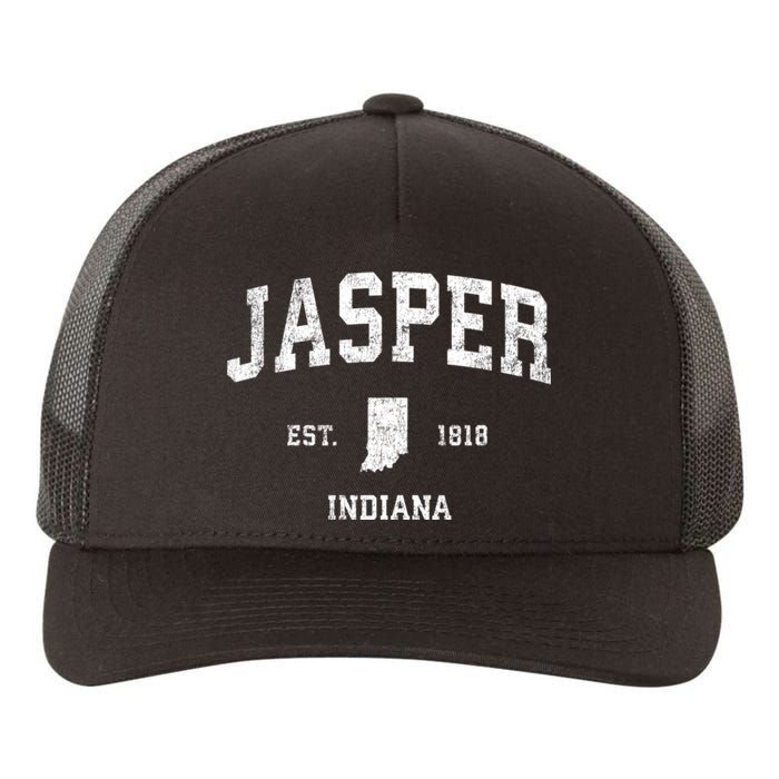 Jasper Indiana In Vintage Sports Yupoong Adult 5-Panel Trucker Hat