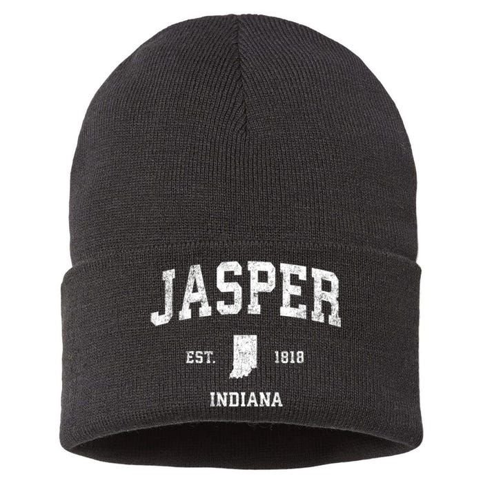 Jasper Indiana In Vintage Sports Sustainable Knit Beanie