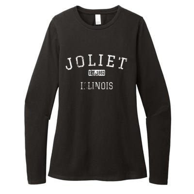 Joliet Illinois Il Vintage Womens CVC Long Sleeve Shirt