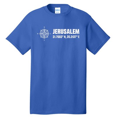 Jerusalem Israel Israel Flag Jerusalems Tall T-Shirt