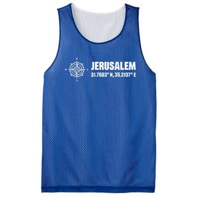 Jerusalem Israel Israel Flag Jerusalems Mesh Reversible Basketball Jersey Tank