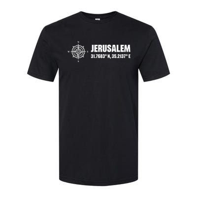 Jerusalem Israel Israel Flag Jerusalems Softstyle CVC T-Shirt