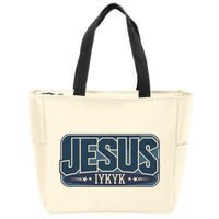 Jesus Iykyk If You Know You Know Zip Tote Bag