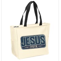 Jesus Iykyk If You Know You Know Zip Tote Bag
