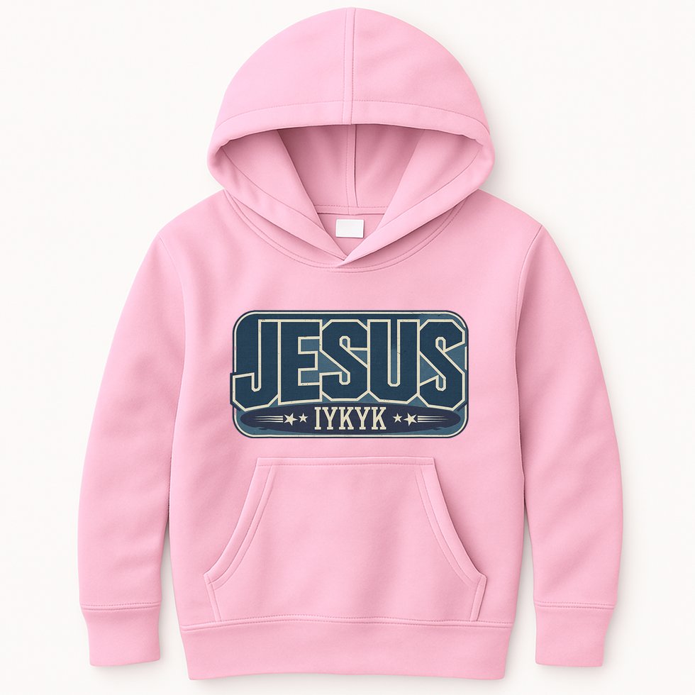 Jesus Iykyk If You Know You Know Kids Hoodie