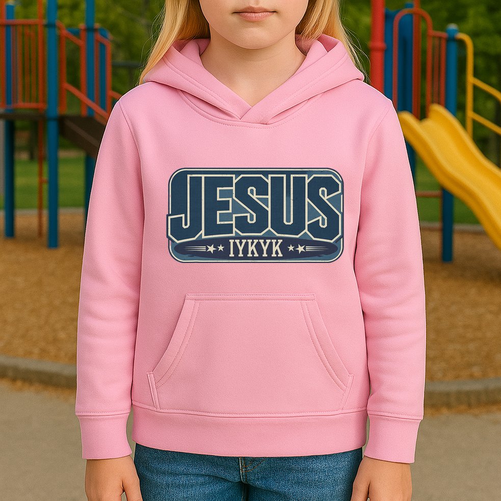 Jesus Iykyk If You Know You Know Kids Hoodie