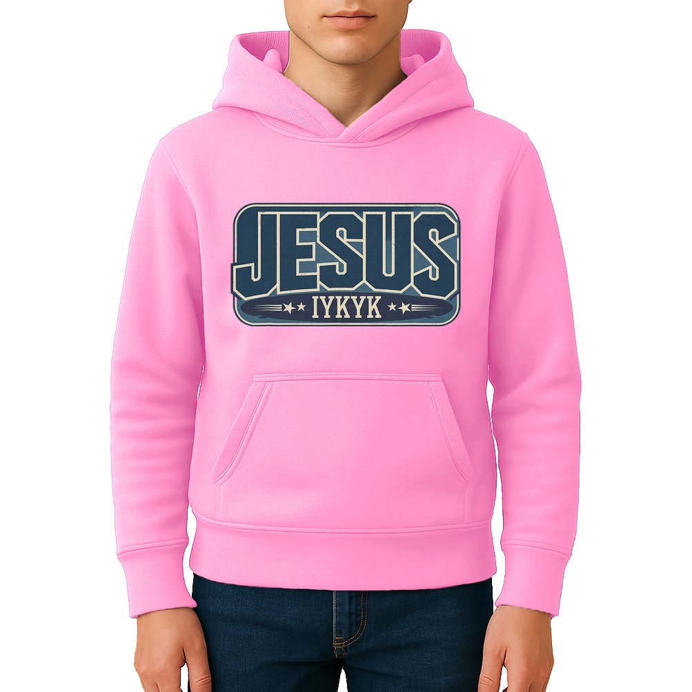 Jesus Iykyk If You Know You Know Kids Hoodie