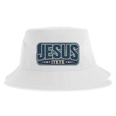 Jesus Iykyk If You Know You Know Sustainable Bucket Hat