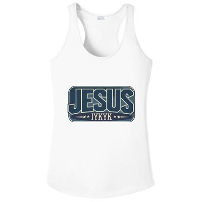 Jesus Iykyk If You Know You Know Ladies PosiCharge Competitor Racerback Tank