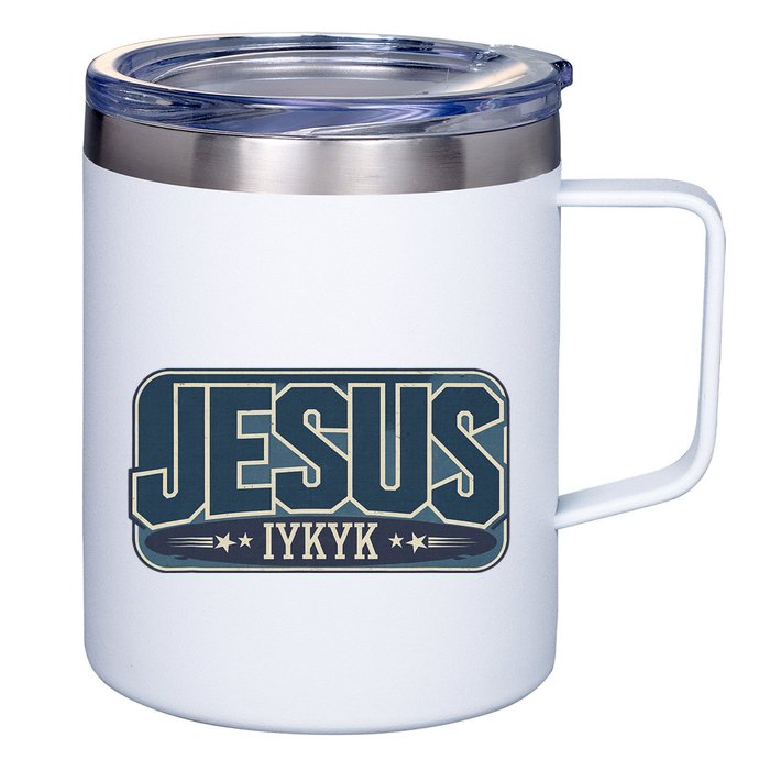 Jesus Iykyk If You Know You Know 12oz Stainless Steel Coffee Mug