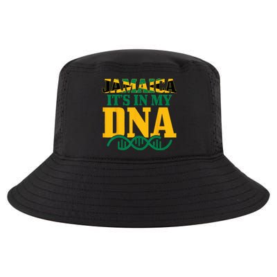 Jamaica Its In My DNA Jamaican Flag Pride Cool Comfort Performance Bucket Hat