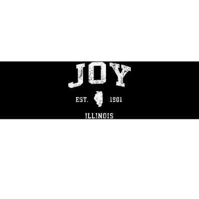 Joy Illinois Il Vintage Athletic Sports Design Bumper Sticker