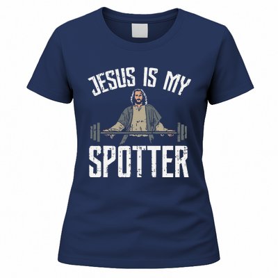 Jesus I Jesus Is My Spotter Women's T-Shirt