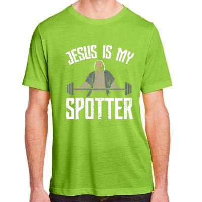 Jesus I Jesus Is My Spotter Adult ChromaSoft Performance T-Shirt