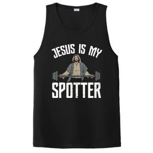 Jesus I Jesus Is My Spotter PosiCharge Competitor Tank