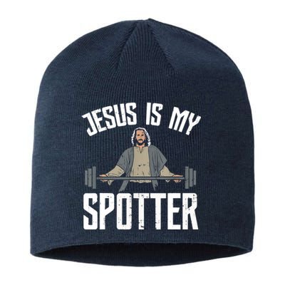 Jesus I Jesus Is My Spotter Sustainable Beanie