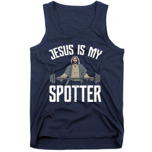 Jesus I Jesus Is My Spotter Tank Top