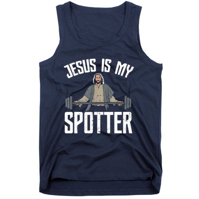 Jesus I Jesus Is My Spotter Tank Top