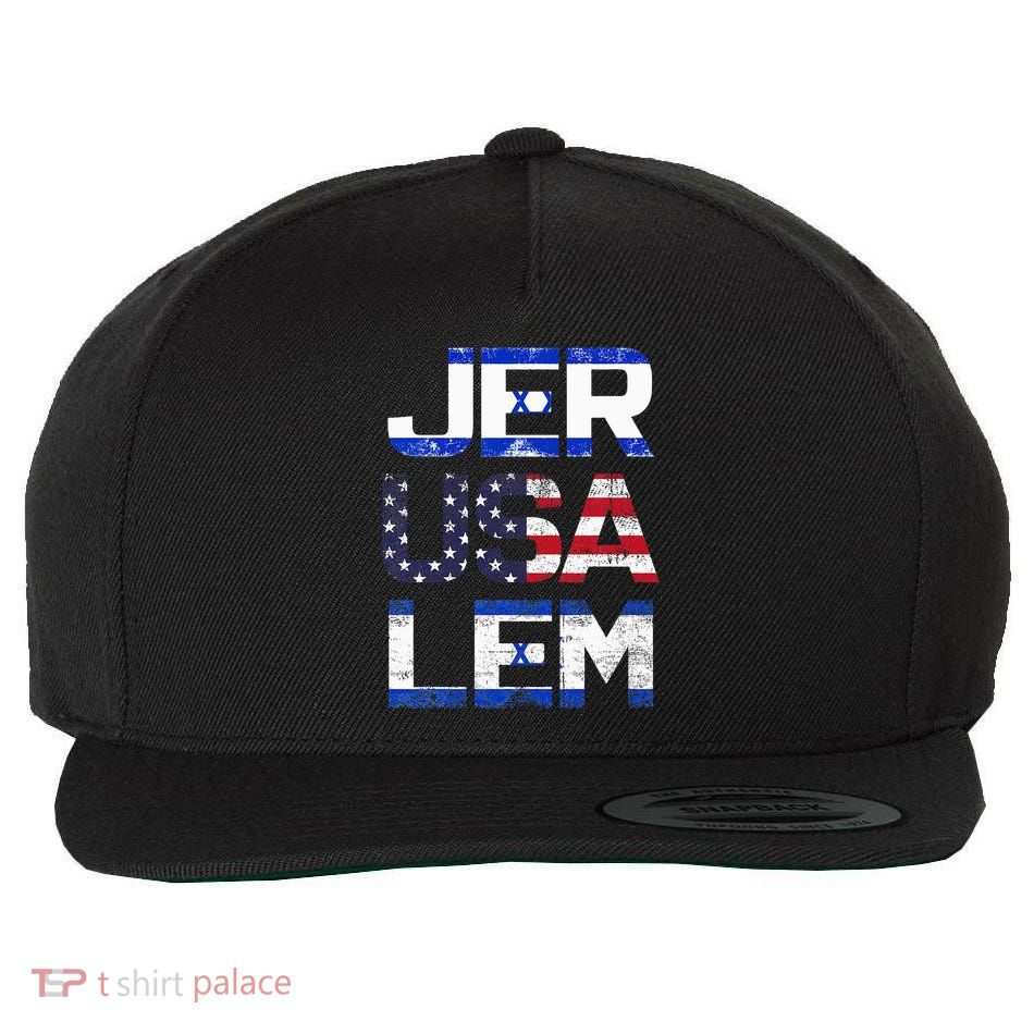 Jerusalem Israel Wool Snapback Cap