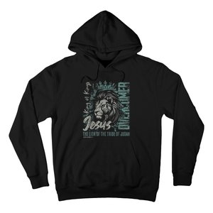 Jesus Is King Lion Of Judah Bible Faith Graphic Christian Hoodie