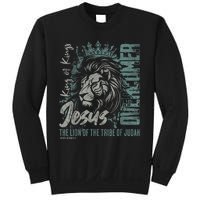 Jesus Is King Lion Of Judah Bible Faith Graphic Christian Sweatshirt