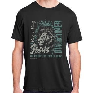 Jesus Is King Lion Of Judah Bible Faith Graphic Christian Adult ChromaSoft Performance T-Shirt