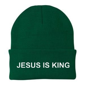 Jesus Is King Designer Gift Knit Cap Winter Beanie