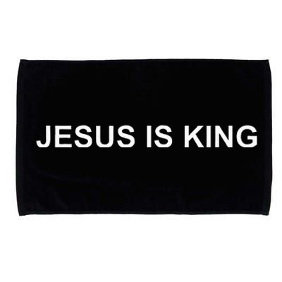 Jesus Is King Designer Gift Microfiber Hand Towel