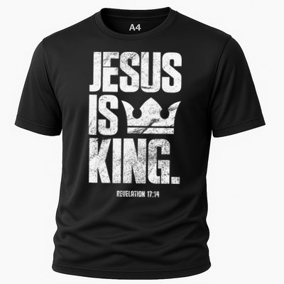 Jesus Is King Christian Bible Scripture Quote Performance Shirt